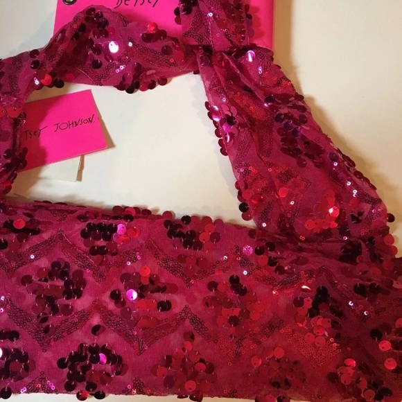 BETSEY JOHNSON Fun Fancy Sequin Infinity Scarf - Picture 3 of 4